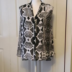 Worthington snake print blouse
